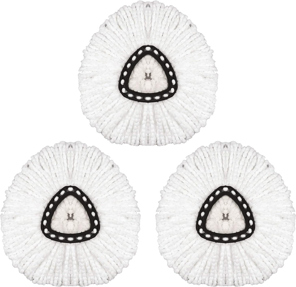 3 Pack Mop Head Replacement Spin Mop Replacement Head Microfiber Spin Mop Refills